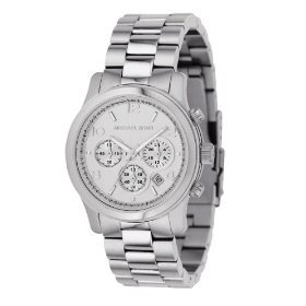 Michael Kors #MK5096 Women's Silver Tone MOP Dial Chronograph Bracelet Watch