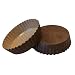 Solut 22078 PET Fluted Wall Round Baking Cup, 8-Ounce Capacity, 4-1/2" Diameter x 1-1/8" Depth, Clear (Case of 600)