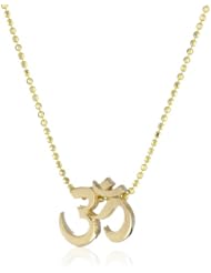 Alex Woo "Little Faith" Om Pendant Necklace