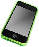 GreyMobiles Green Gel Case For Apple iPhone 4 4G HD WITH SCREEN PROTECTOR