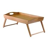 Winsome Wood Freddy Lap Table, Light Oak Finish