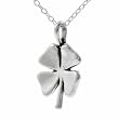 Sterling Silver Four Leaf Clover Necklace