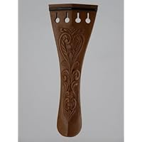 Musaica Fine Fittings - Ornately Carved Viola Tailpiece in Boxwood