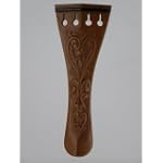 Musaica Fine Fittings - Ornately Carved Viola Tailpiece in Boxwood