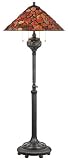 Natural Agate Tiffany Bronze Floor Lamp