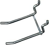 National #N235-275 3 Galvanized Steel Double Hook
