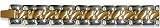 Gold & Silver Stainless Steel Roughcut