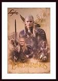 Lord of the Rings - Legolas, Art Poster with Wood Frame, poster size: 23.5