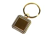 Rich Gold Tone Classy Keychain Keyring 1 by Cuff-Daddy
