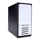 Power Up Black 336 ATX Mid-Tower Case with Front USB, Audio Ports and 450-Watt Power Supply