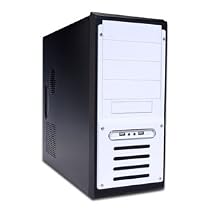 Power Up Black 336 ATX Mid-Tower Case with Front USB, Audio Ports and 450-Watt Power Supply
