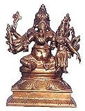 Hindu Religious Statue Lord Ganesha Bronze Figurine 3.75 x 2.5 x 5 inches (sculp004)