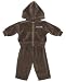 Baby : Personalized Baby Chocolate Velour Warm Up Set