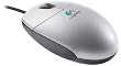 Logitech optische Notebook Maus schnurgebunden grau