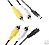 Electronics : 20 meter CCTV Cable Audio Video Pwr Camera cable phono