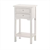 Kitchen & Housewares : NEW White Table with Two Drawers