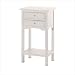Kitchen & Housewares : NEW White Table with Two Drawers