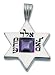 Kabbalah Star of David Pendant with Purple Amethyst