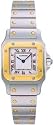 Cartier Women's Santos 18K Gold and Stainless Steel Watch #W20012C4