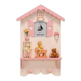 Baby Shadow Box Window Pink - Home decor