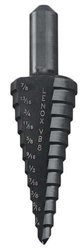 Lenox 30908-VB8 Vari-Bit 3/16-Inch to 7/8-Inch Step Drill Bit with 3/8-Inch Shank Lenox 30908-VB8 Vari-Bit 3/16-Inch to 7/8-Inch Step Drill Bit with 3/8-Inch Shank