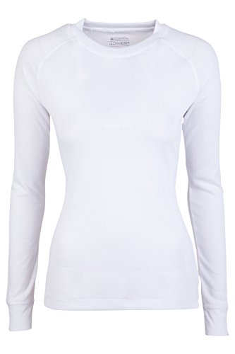 Womens Talus Base Layer Skiing Long Sleeve Top Shirt Baselayer Whites 10