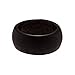 Flexible Silicone Wedding Ring for Active Men PREMIUM Non Bulky Medical Grade Skin Safe & Comfort Fit Band