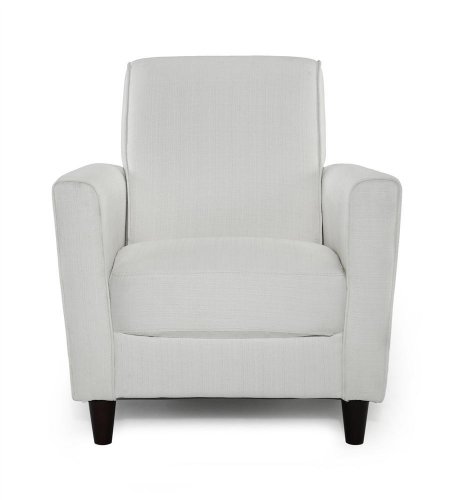 Enzo Upholstered Accent Chair (Pebble Stone) On Sale