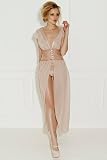 Fleur of England Luxury Lingerie 'Naked' Nude Silk Kimono