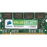 Corsair value Select 512MB PC-2700 SoDIMM DDR (VS512SDS333)