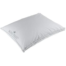Royal Velvet Grandeur 370-Thread-Count White Down Pillow