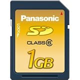 Panasonic 1GB Class6 Pro High Speed SD Card