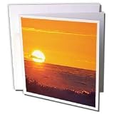 Albom Design Sunsets - Spectacular Sunset and Waves Hokitika New Zealand - Greeting Cards-12 Greeting Cards with envelopes