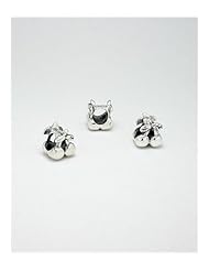Cherry Bead In 92.5 Sterling Silver