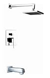 Shower valve bath spout concealed square (2102)