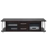 Radius C701 70 Solid Wood Furniture TV Stand / Home Entertainment Center, Espresso