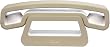 Swissvoice ePure Schnurloses Analog-Telefon (DECT) mit beleuchtetem Display und Full Eco-Mode wei�-beige
