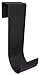 MIDE Products 1310B-2 Aluminum Pool Accessory Hooks Pair, Fits 1-1/4-Inch to 1-5/8-Inch Wide Fences, 10-Inch Long, Black