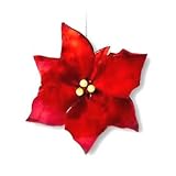 Department 56 Capiz Poinsettia Ornament