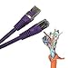 100Ft Cat.5E Shielded Patch Cable Molded Purple