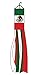 Vista Flags Mexico Windsock Mexican Polyester 60 Inch Outdoor Garden Wind Sock Decoration