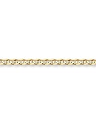 14K Gold 10mm Mariner Link Bracelet