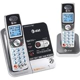 AT&T TL72208 5.8GHz Digital Dual Handset Answering System (Titanium and Metallic Charcoal)