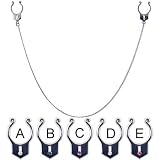 Non-pierced nipple ring and chain with gems