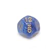 Chessex Vortex Dice 16mm Blue and gold d12