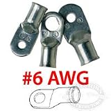 Ancor Marine Grade 6 AWG Battery Cable Lugs 252245 6 AWG 5/16'' 2/pk