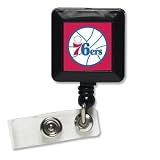 Philadelphia 76ers Official Retractable Badge Holder Keychain