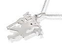 Silver Manchester United Red Devil Pendant and Chain