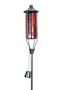 72 Inch Wine (set Of 6) Glass Honey Brown Outdoor Garden Tiki Torches