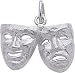 Jewelry : Comedy & Tragedy Charm by Rembrandt Charms